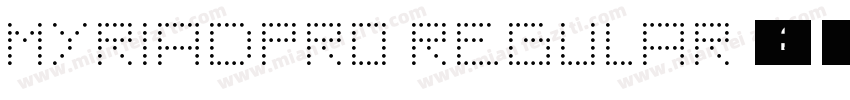 MYRIADPRO REGULAR 普通字体转换